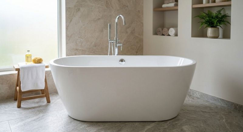 Acrylic Bathtub Installation in Lancaster, PA